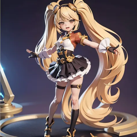 layla /(mobile legend/)，masterpiece 8k，vred，small loli，extreme hight detail, cute face, cute pose, full body