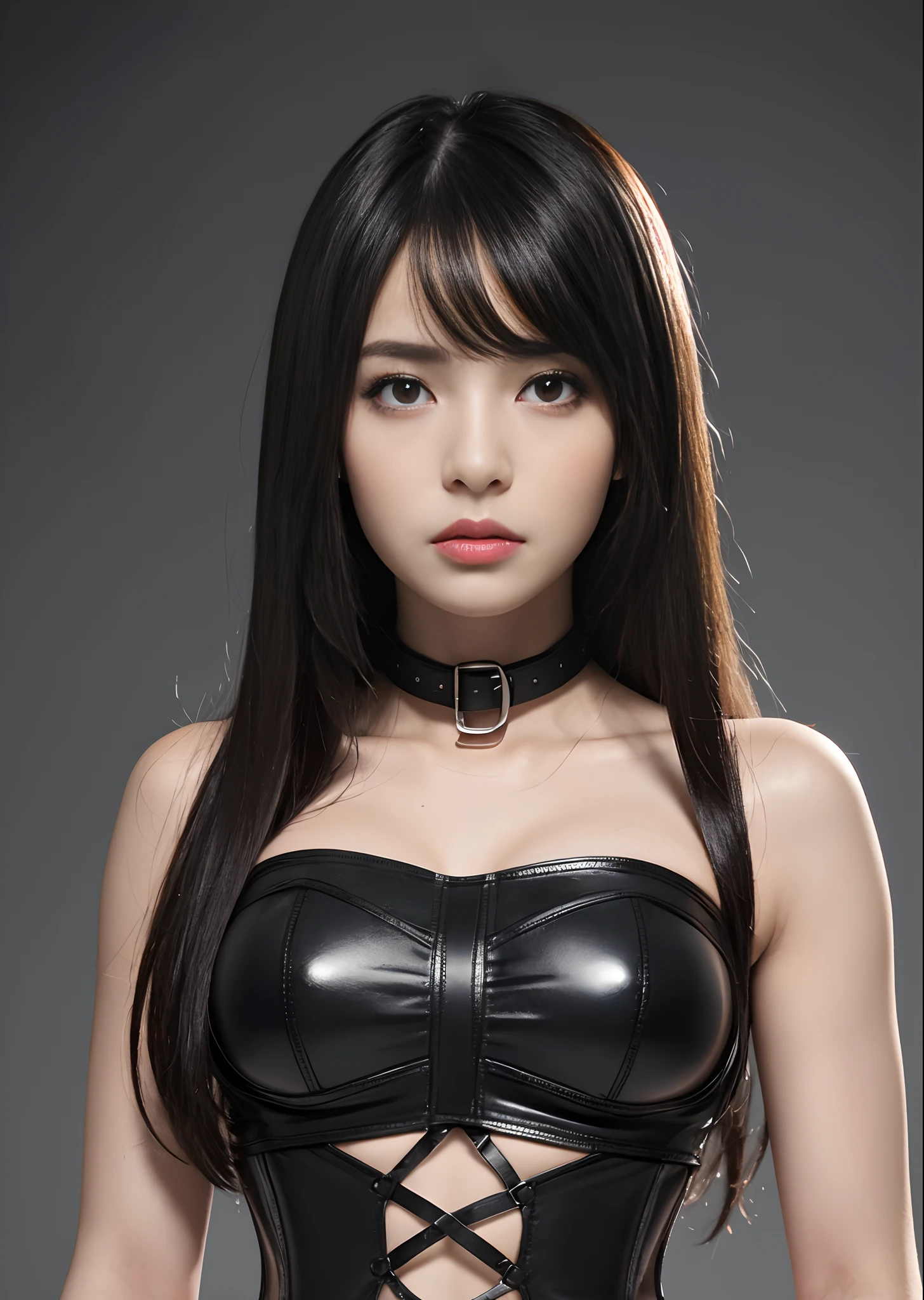 Angry Face, BDSM,slave,Rubber,Black Corset,Bondage,Collar,NSFW,((Best Quality, 8k, Masterpiece:1.3))), Crisp Focus: 1.2、(Layer Cut, Big:1.2),Beautiful Woman with Perfect Figure: 1.4、Slender Abs:1.2、Wet Body:1.5、Highly Detailed Face and Skin Texture、Detailed Eyes、Double Eyelids,Long Hair