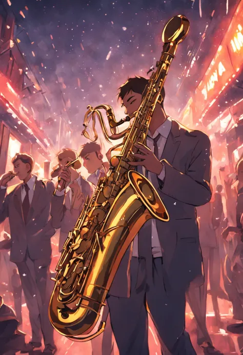 Hatsune Miku playing a Baritone Saxophone [Vocaloid] : r/AnimeMusicians