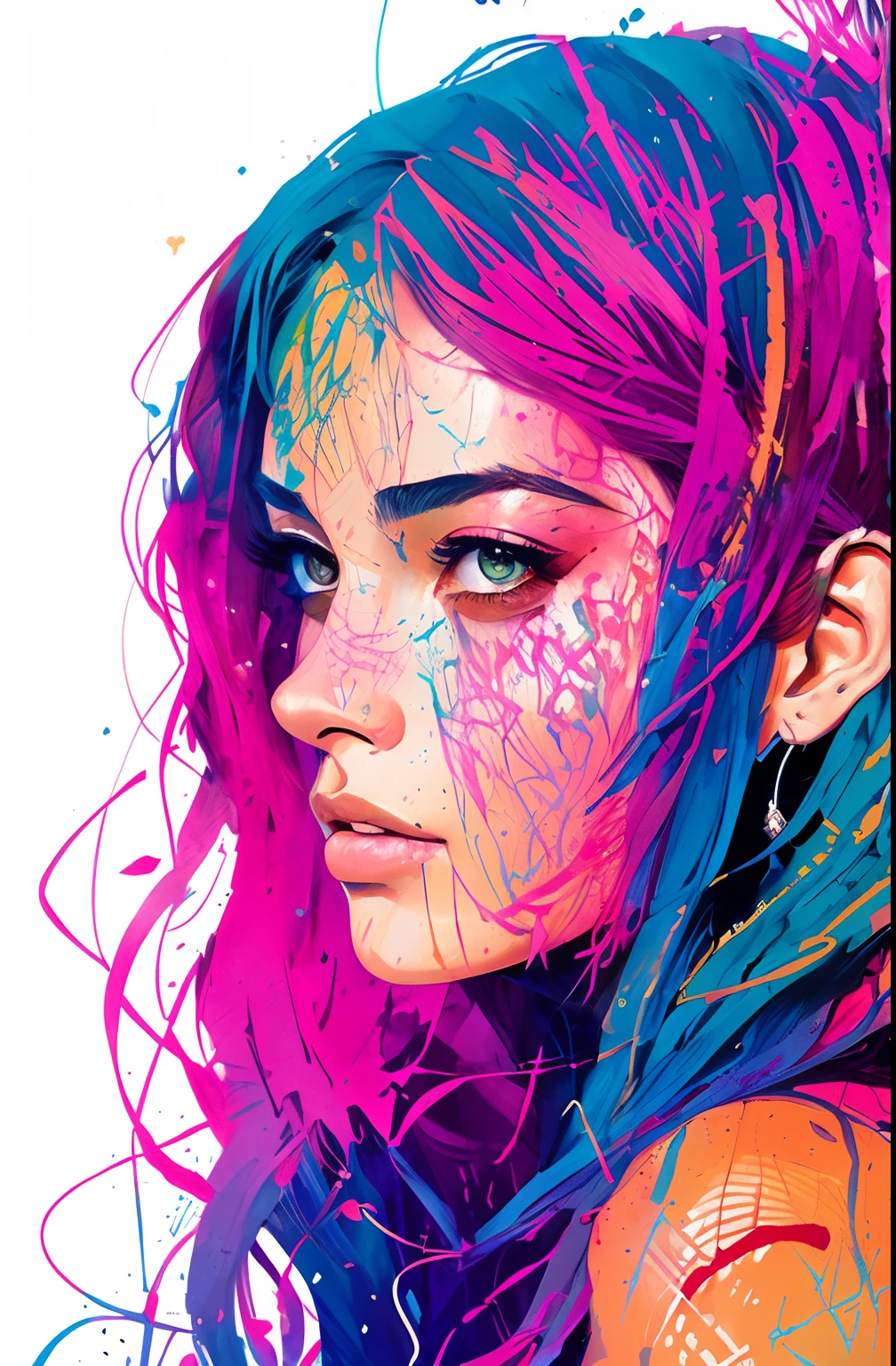 strong warrior princess, centered, key visual, intricate, highly detailed, breathtaking beauty, precise lineart, vibrant, comprehensive cinematic, Carne Griffiths, Conrad Roset, (the most beautiful portrait in the world:1.5)