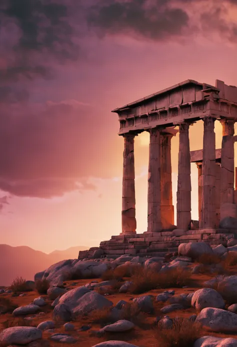 imagens da grecia antiga tendo com exemplo o templo de athena