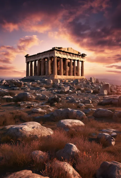 imagens da grecia antiga tendo com exemplo o templo de athena
