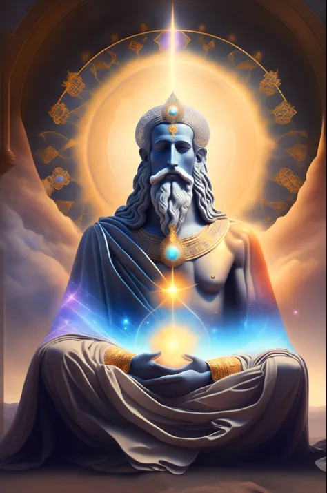 God creator of the meditation of the universe