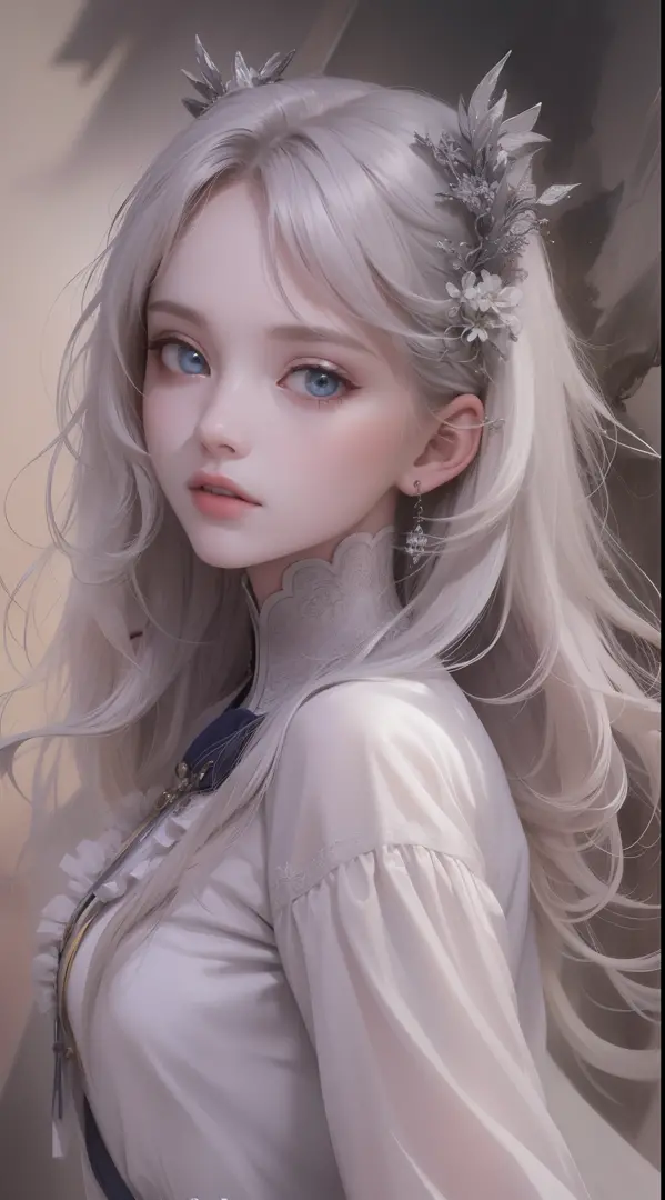 (very detailed CG unity 8k wallpaper, masterpiece, best quality), best illumination, insanely beautiful, floating, girl in white...