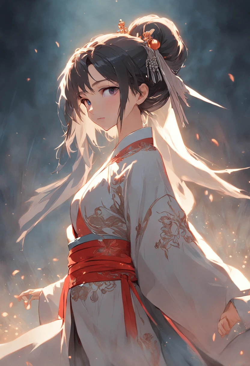 234.海辺の着物女性◇スプレーアート
