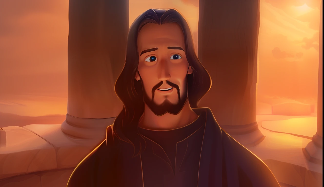 Jesús sonriendo