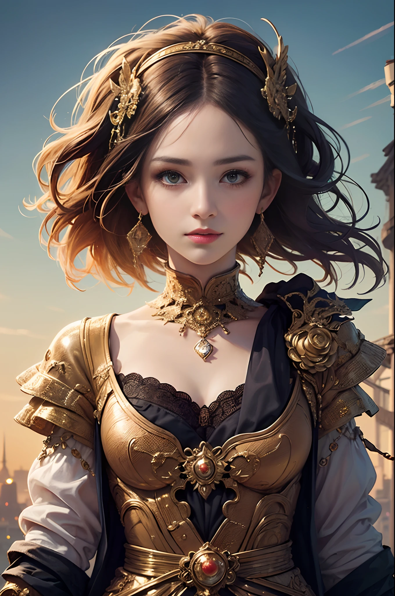 (masterpiece, top quality, best quality, official art, beautiful and aesthetic:1.2), (1girl), extremely detailed,(fractal art:1.3),colorful,highest detail.