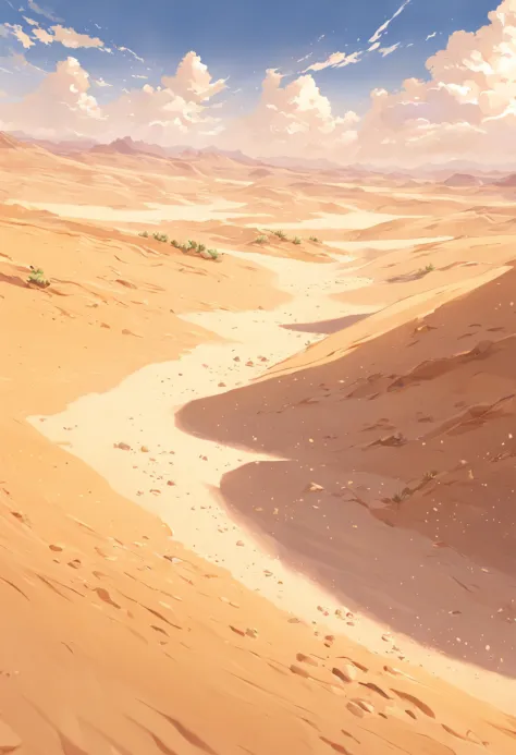 Desert oasis, anime background artwork in the style of studio ghibli, by  hayao miyazaki, intricately detailed matte painting on Craiyon