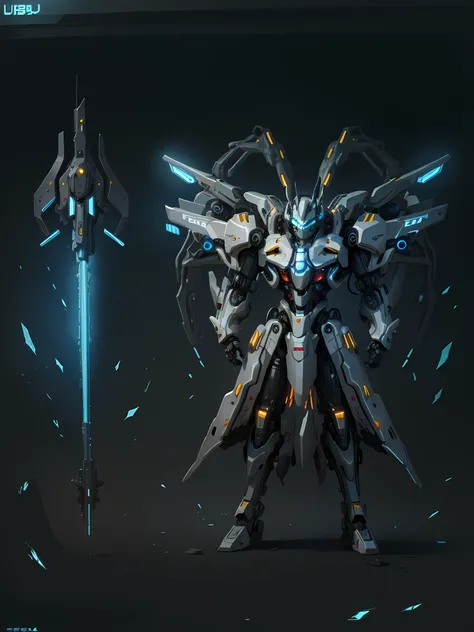 Anime mecha Lübu wearing a mecha suit，Anime Lvbu mecha，Digital ...