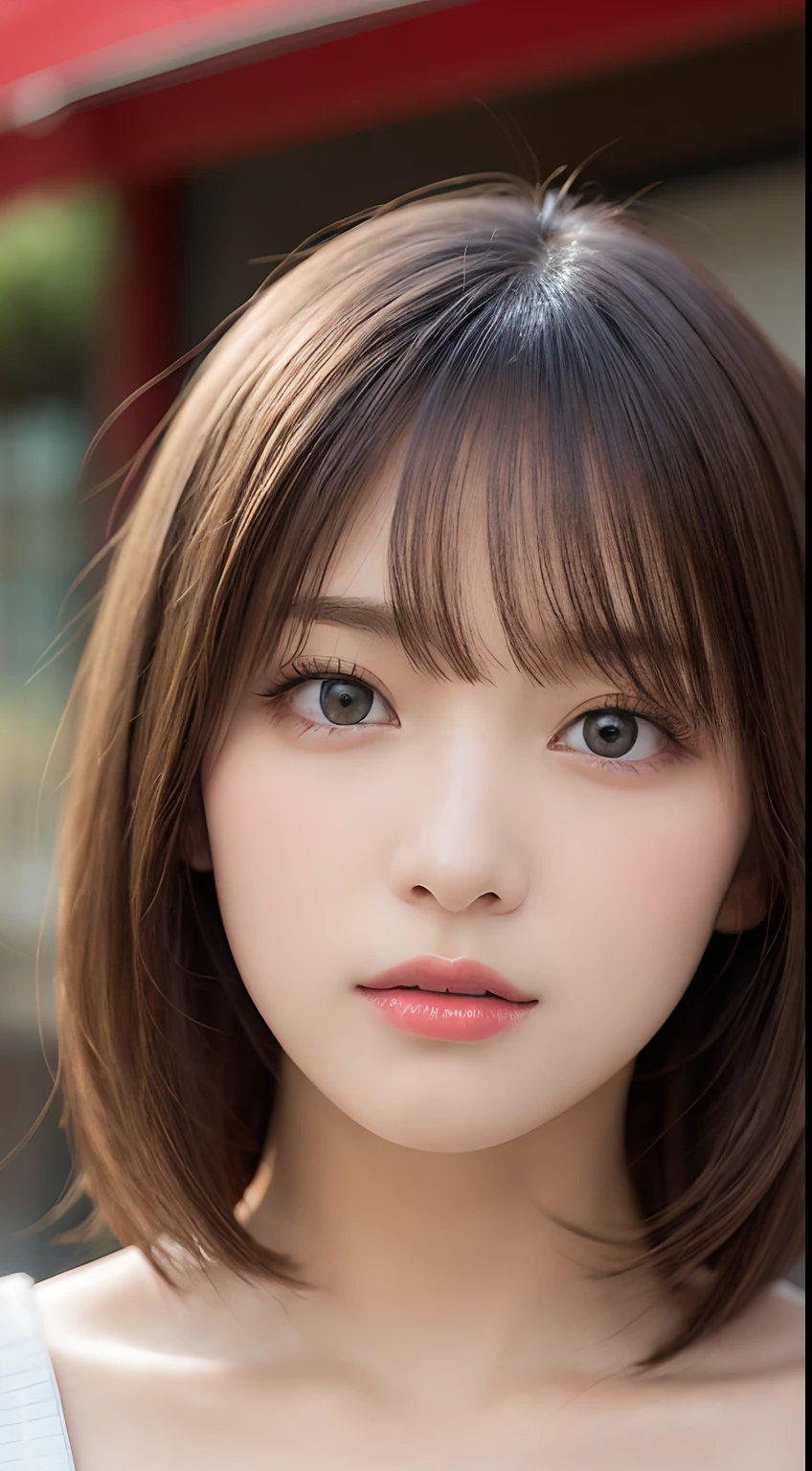 テーブルトップ, 最高品質, 日本語 0.1 : 韓国語 0.1 : 台湾 0.3人の女の子、図, 超詳細, 細かく詳細に, 高解像度, 8k、完璧な目、大きな目、美しい細部までこだわった目, レディースファッション 夏,ミディアムヘア,小さな胸 ナチュラルカラー リップ, 大胆なセクシーなポーズ、20歳の少女、カメラ目線のセクシーなショット