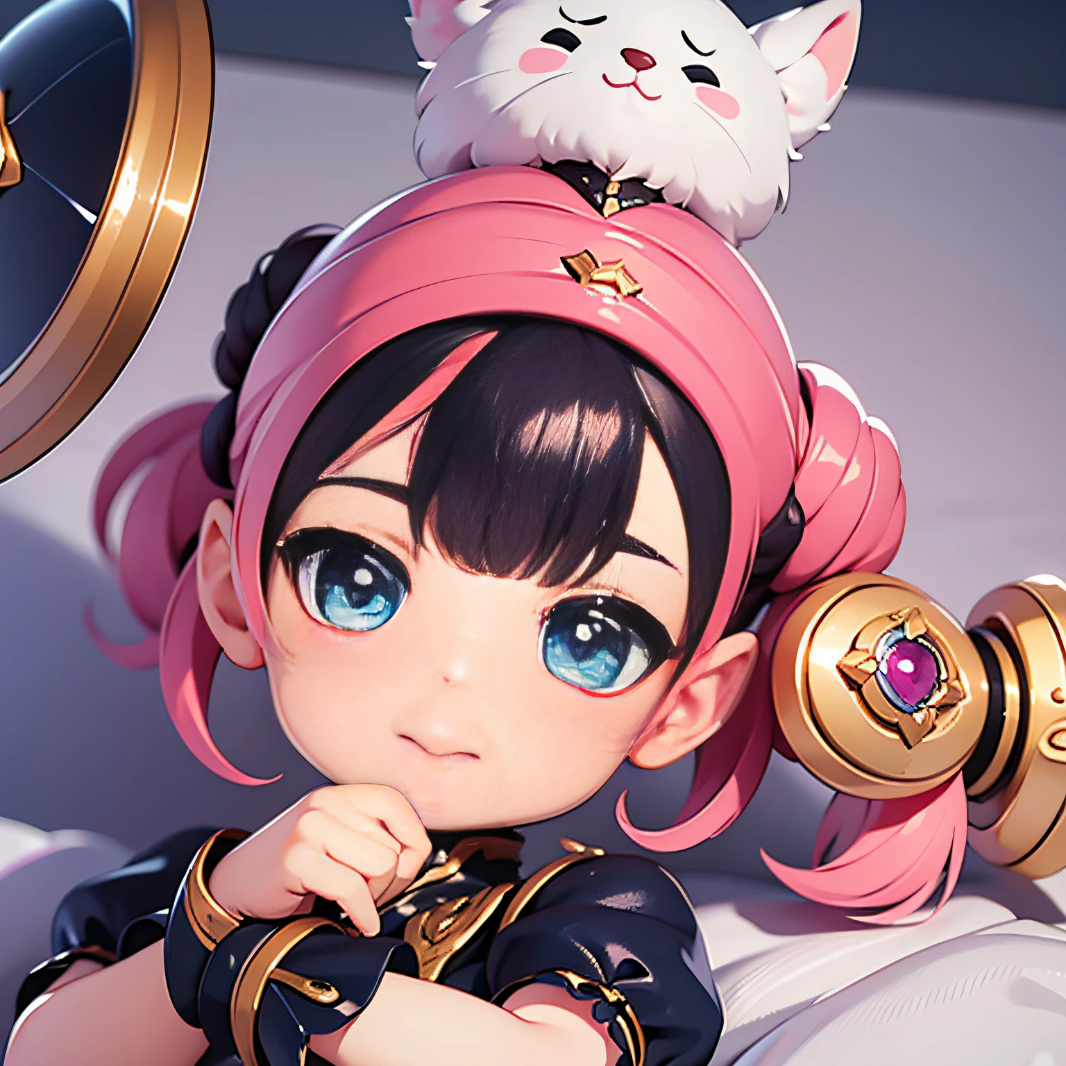 lylia /(Mobile Legend/)，Masterpiece 8k，vred，small loli，extreme hight detail, cute face, cute pose