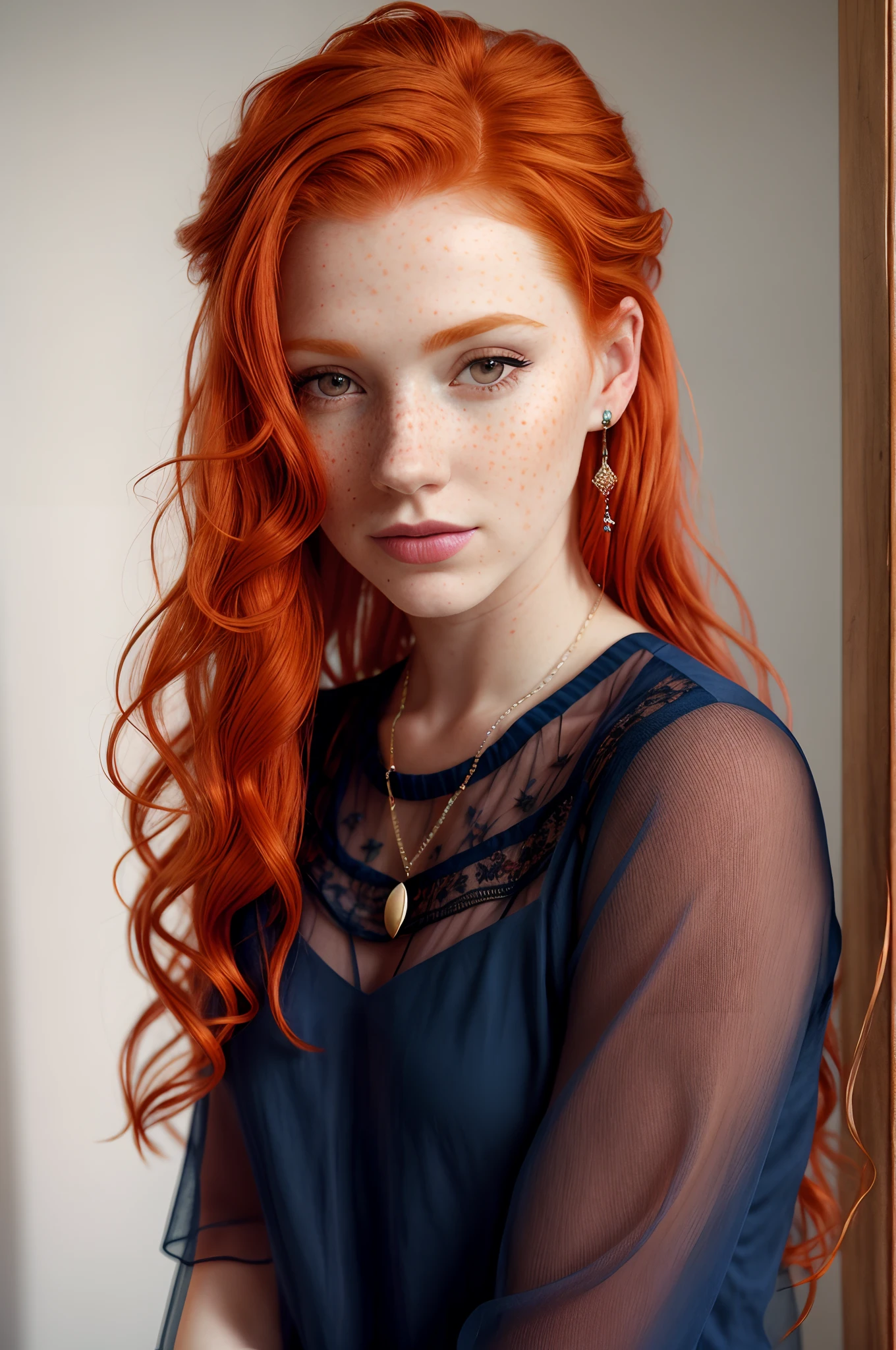 Женщина с рыжими волосами