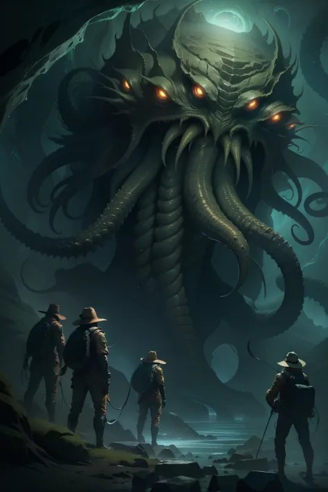 Cthulhu monsters,"Unfathomable abyss": A team of researchers exploring underground caves discovered a giant creature, Sparkling ...