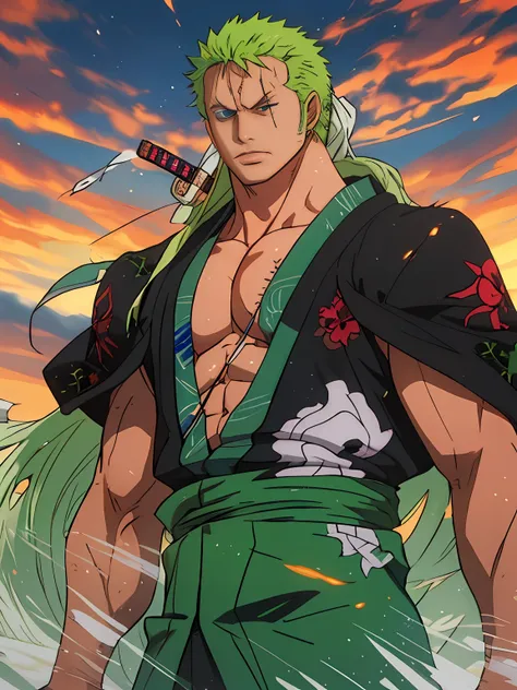 Roronoa Zoro (Masterpiece, 4k - SeaArt AI