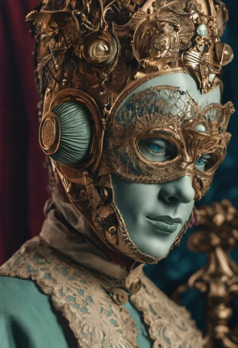 medical mask, victorian era, cinematography, intricately detailed, crafted, meticulous, magnificent, maximum details, extremely hyper aesthetic
