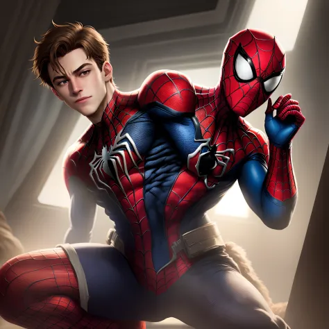 Spiderman Peter parcar mix whith myiles mowarels in dark universe