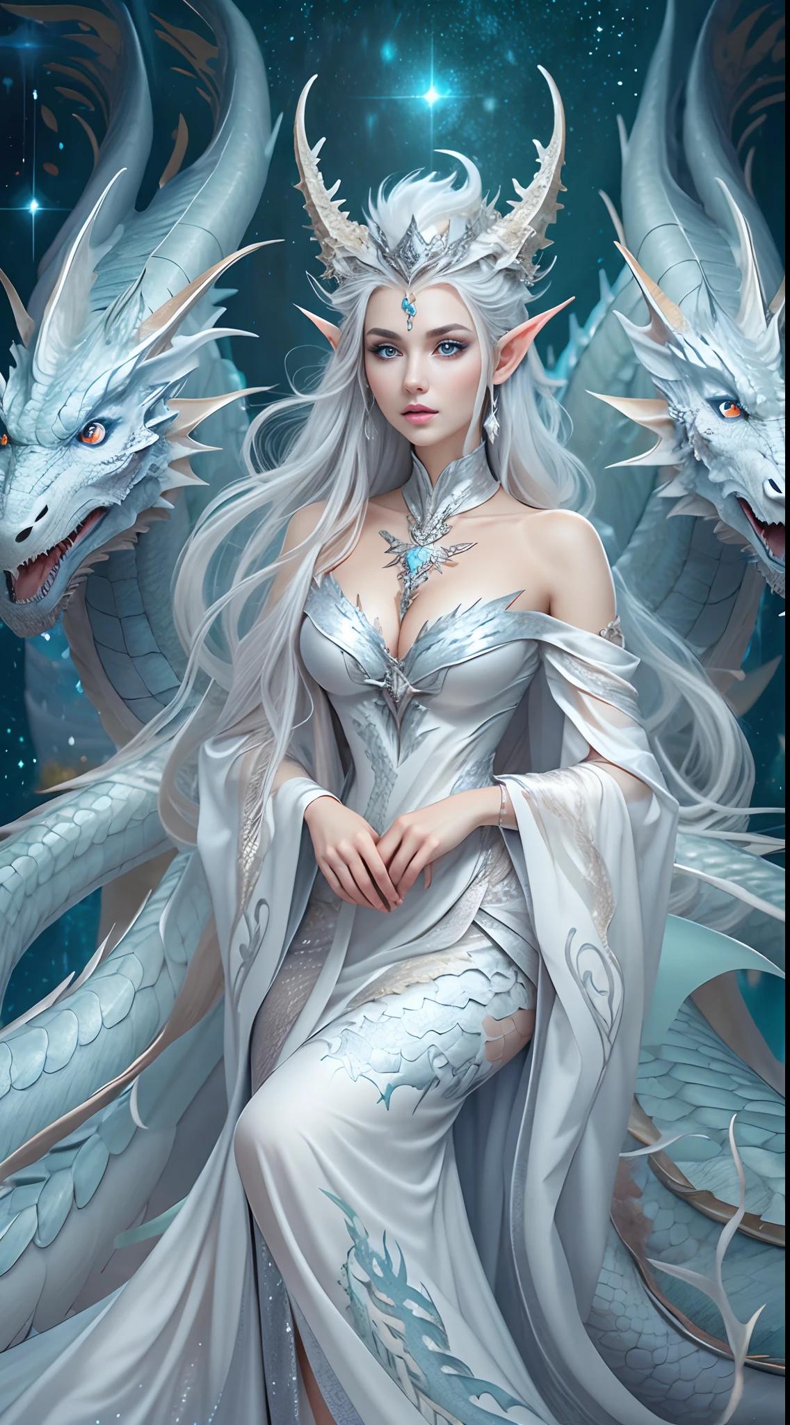 White Dragon Dress