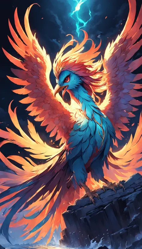 The phoenix, the divine bird in Greek mythology - SeaArt AI