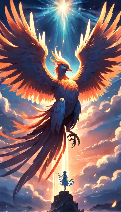 The phoenix, the divine bird in Greek mythology - SeaArt AI