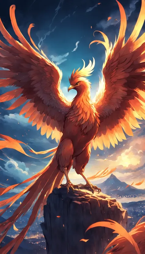 The phoenix, the divine bird in Greek mythology - SeaArt AI