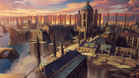 "4K epic scenes: Towering city walls"