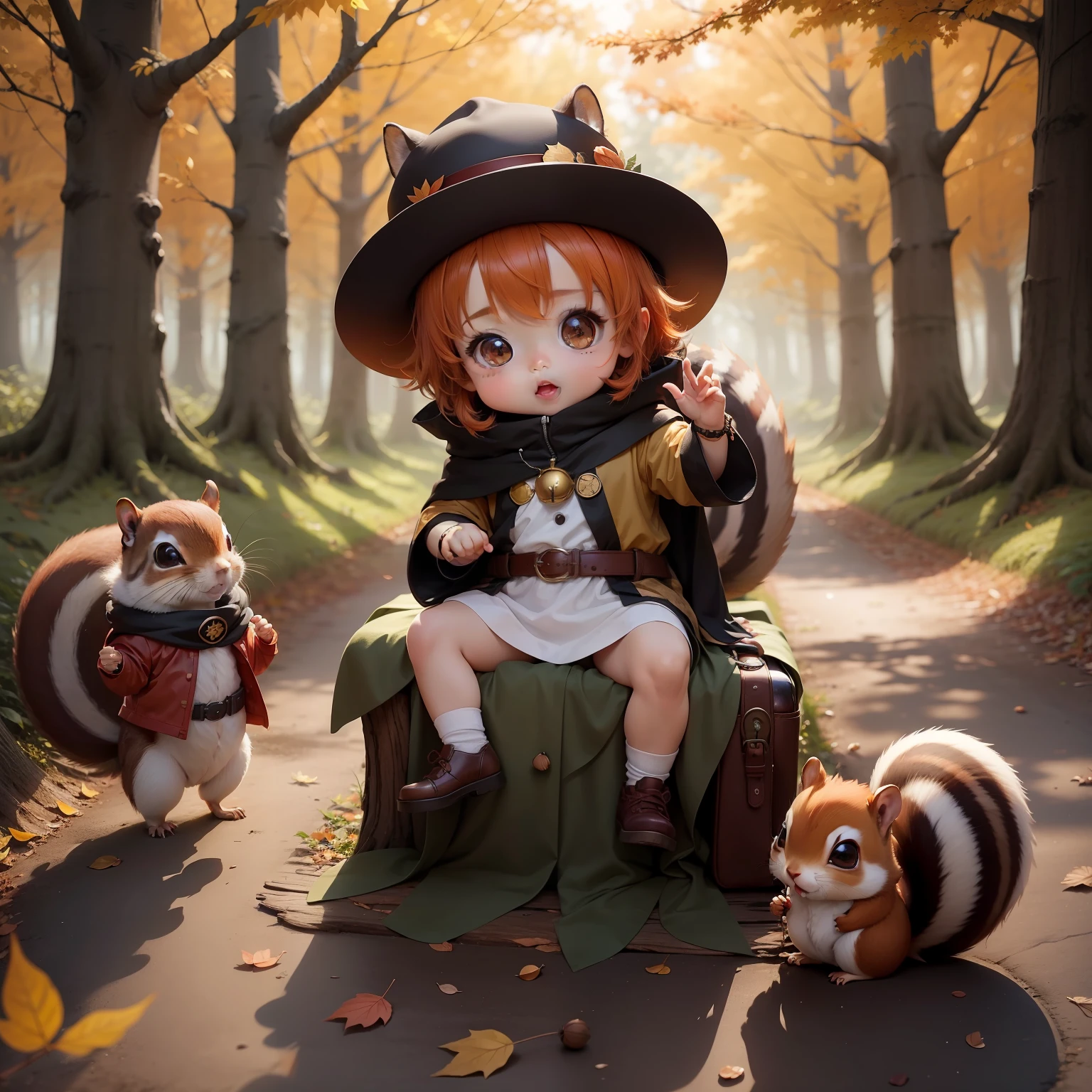 Enchanting Anime Squirrel