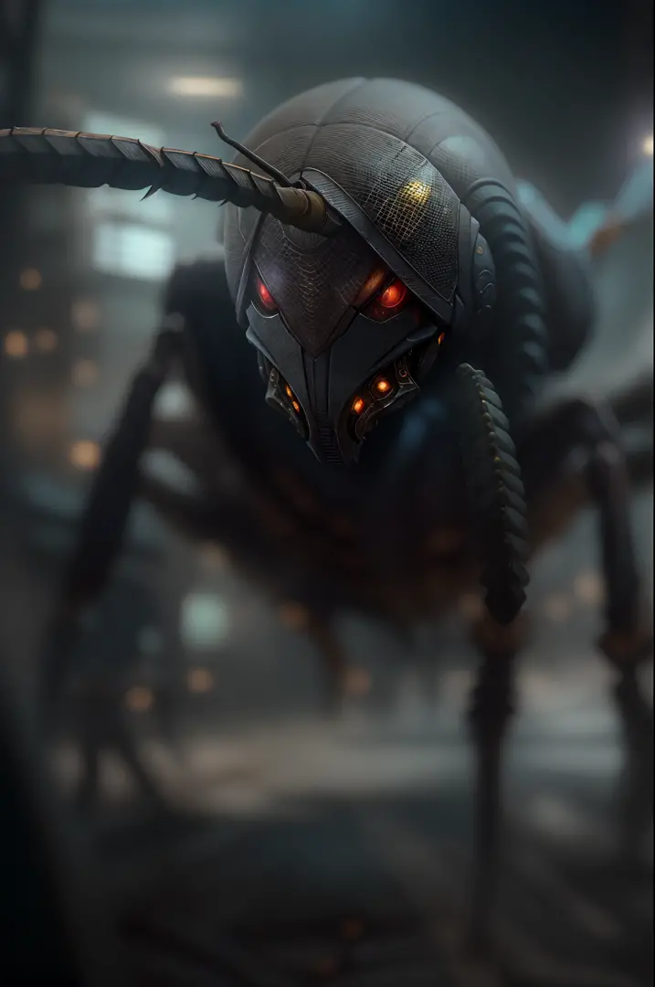 Invading aliens，Invasive insects，mkscorpion，A lot of hair is long，uncanny，blood vess，，Murderous，Full body like，combats，The city was destroyed，of a real，Facial features are carefully depicted，Realistic skin texture，Dark style，depth of fields，high light，Real...