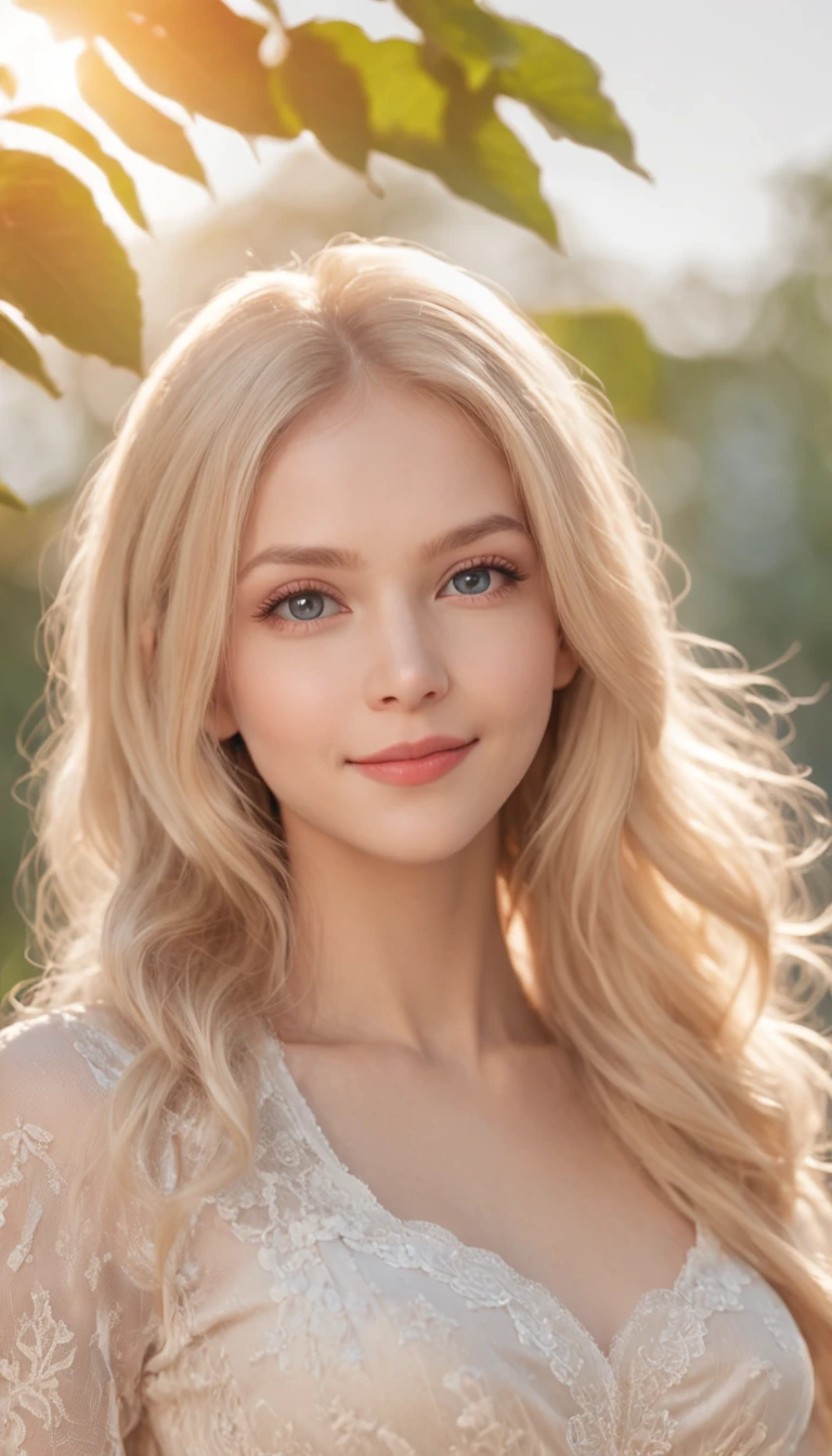 (((Russian girl in full growth, dressless, gorgeous light blonde hair, Cute humble smile))), (((evening lighting))), (((Sexy, A seductive angle))), ((( A highly detailed, Perfect eyes, realisti))) , island, Palma, blue skies, (( vector art )) , 32k --no ((NSFW, Cute))