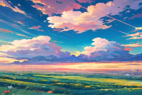 Anime Night Sky Stars Clouds Scenery Aesthetic Anime [2560x1600] for your ,  Mobile & Tablet, aesthetic anime pc HD wallpaper | Pxfuel