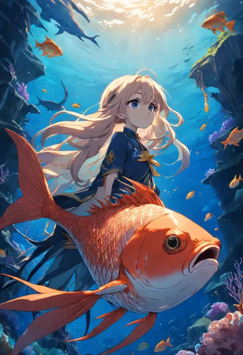 Wallpaper : anime, mermaids, fish, coral, underwater 1280x960 - Birman -  1970485 - HD Wallpapers - WallHere