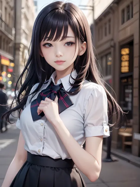 Masterpiece, top quality, official art, highly detailed CG Unity 8K wallpaper, like a schoolgirl, very delicate and beautiful, u...