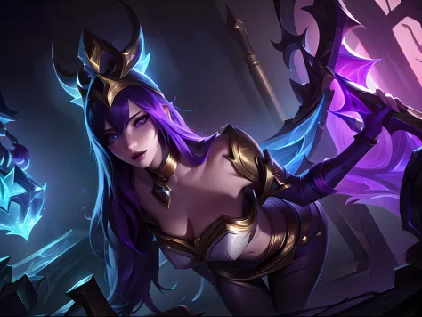 (League of Legends:1.5),Legendary skins,1girl, solo, Highly detailed, High Quality, Masterpiece, beautiful,Irelia,LOL