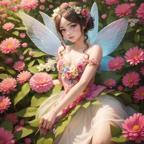 flower fairy, masterpiece, super detail, best quality