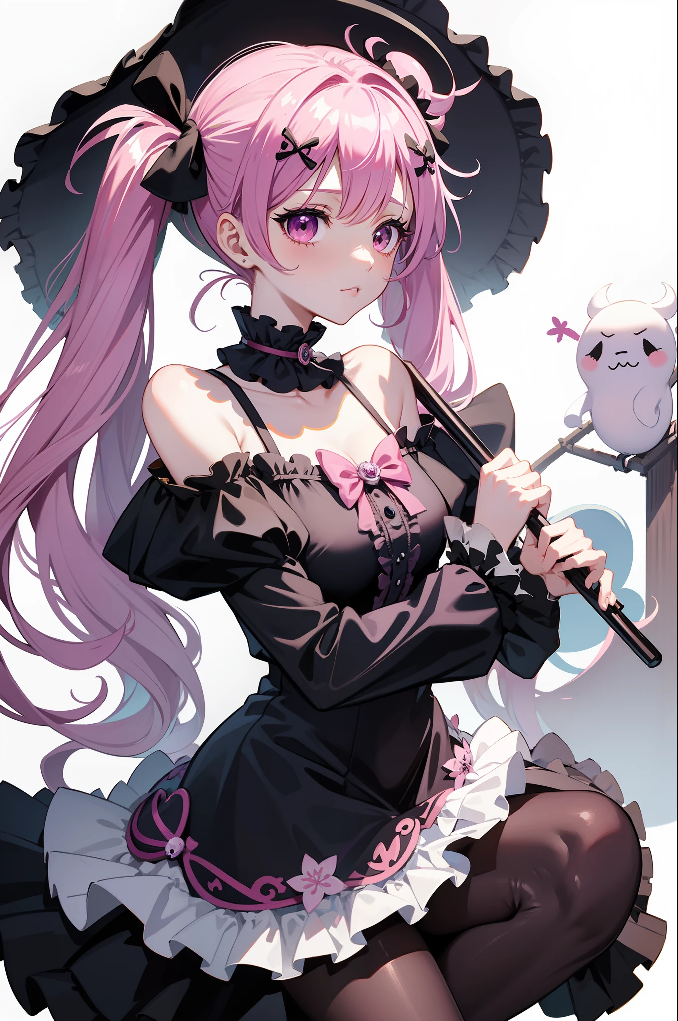 A close up of a woman in a dress holding a sword SeaArt AI