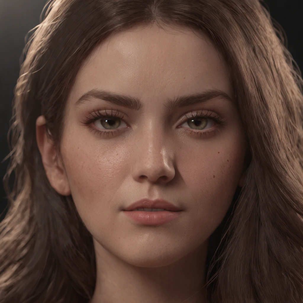 (professional 3d render:1.3) af (Realistic:1.3) most beautiful artwork photo in the world，Features soft and shiny female, full body 8k unity render, very dark lighting,, Detailed, Detailed face, (vibrant, photograph realistic, Realistic, Dramatic, Dark, Sharp focus, 8K),  ((((Wear fur)))), (Intricate:1.4), decadent, (Highly detailed:1.4), Digital painting, rendering by octane, art  stations, concept-art, smooth, Sharp focus, illustration, Art germ, (loish:0.23), wlop ilya kuvshinov, and greg rutkowski and alphonse mucha gracias, (Global illumination, Studio light, volumettic light), heavy rain, particles floating, lotr, fantasy, full bodyesbian, ((Dark and ancient city background:1.3)),CGSesociety,art  stations, big breast,green eye, long hair