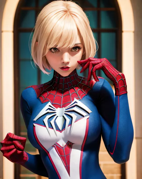 Girls Spider-Man Gwen Big Breasts