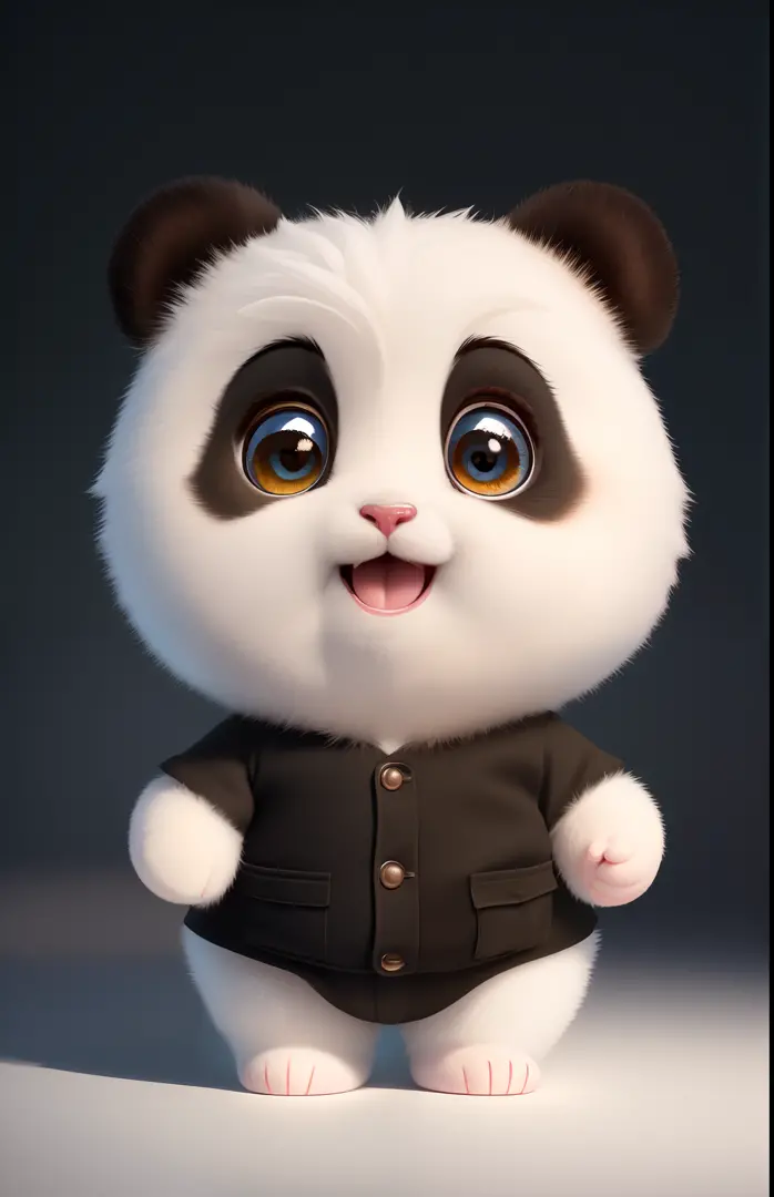 (masterpiece), (best quality), (ultra-detailed), (full body:1.2), Super cute, Baby, Pixar, Baby panda in pajamas, Big bright eyes, Fluffy, Smile, Delicate and fine, Fairy tales, Incredibly high detailed, Pixar style, Bright color palette, Natural light, Si...