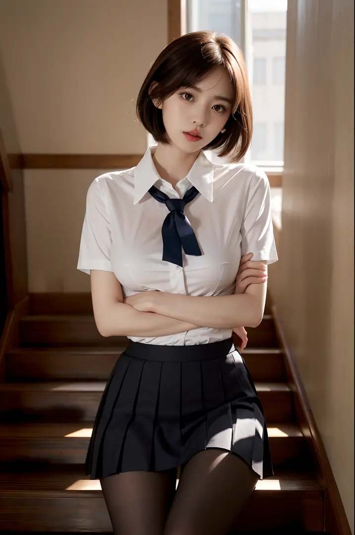 Korean School Uniform、Summer S - SeaArt AI