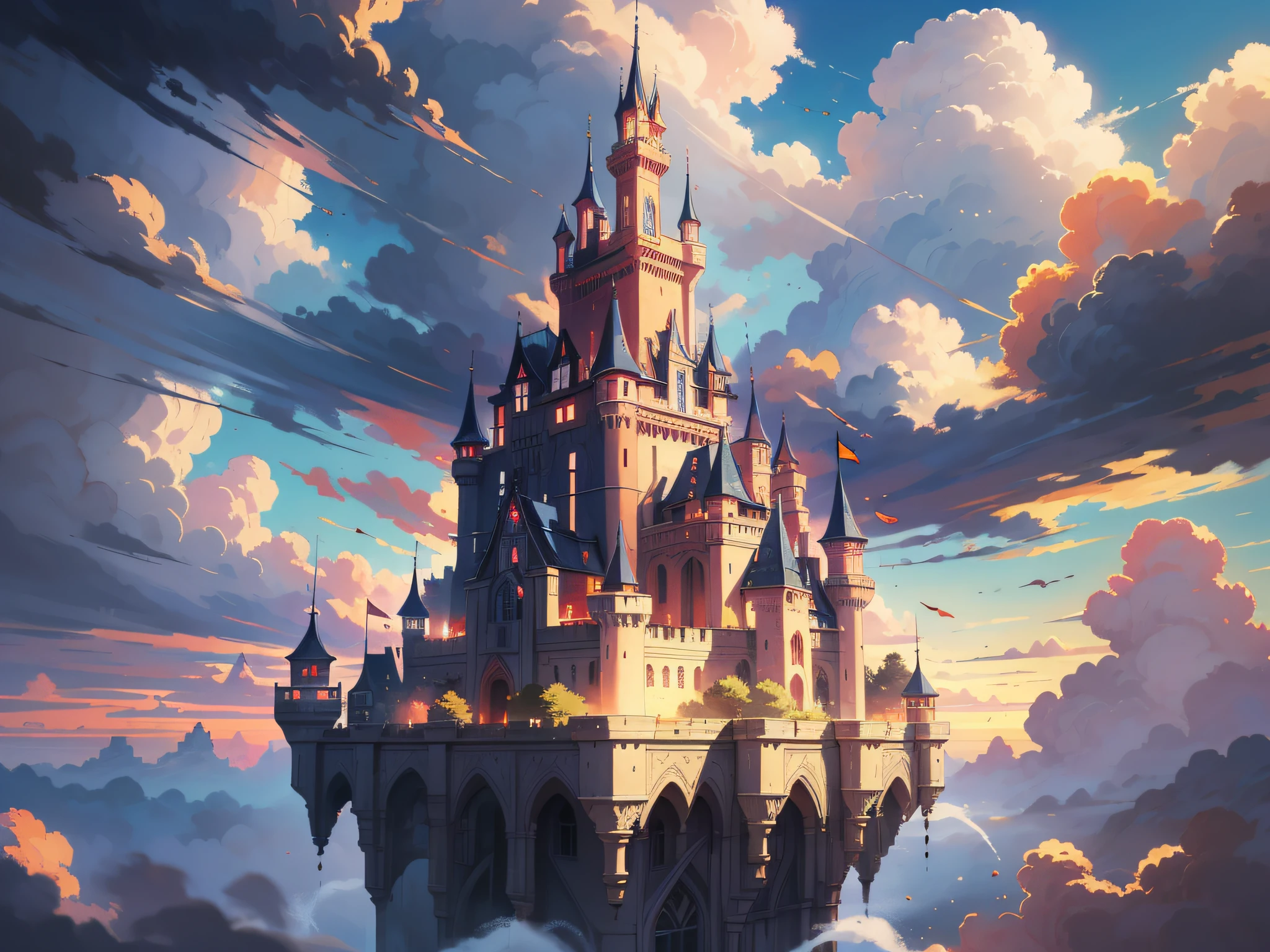 Pin by Ashley on Castles | Fantasy landscape, Castle background, Anime  scenery