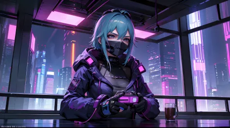 best picture quality, masterpiece, ultra-high resolution, (fidelity:1.4), Photograph,  Skin, ((Cyberpunk characters)), Cyber Ser...