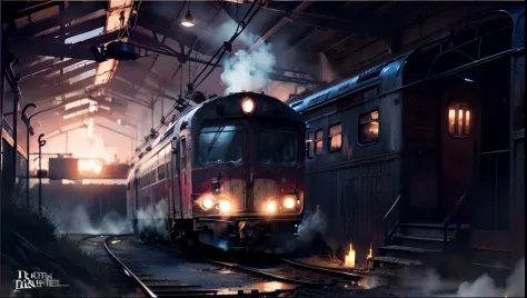 Adds to the terrifying and supernatural atmosphere，Preserve train elements