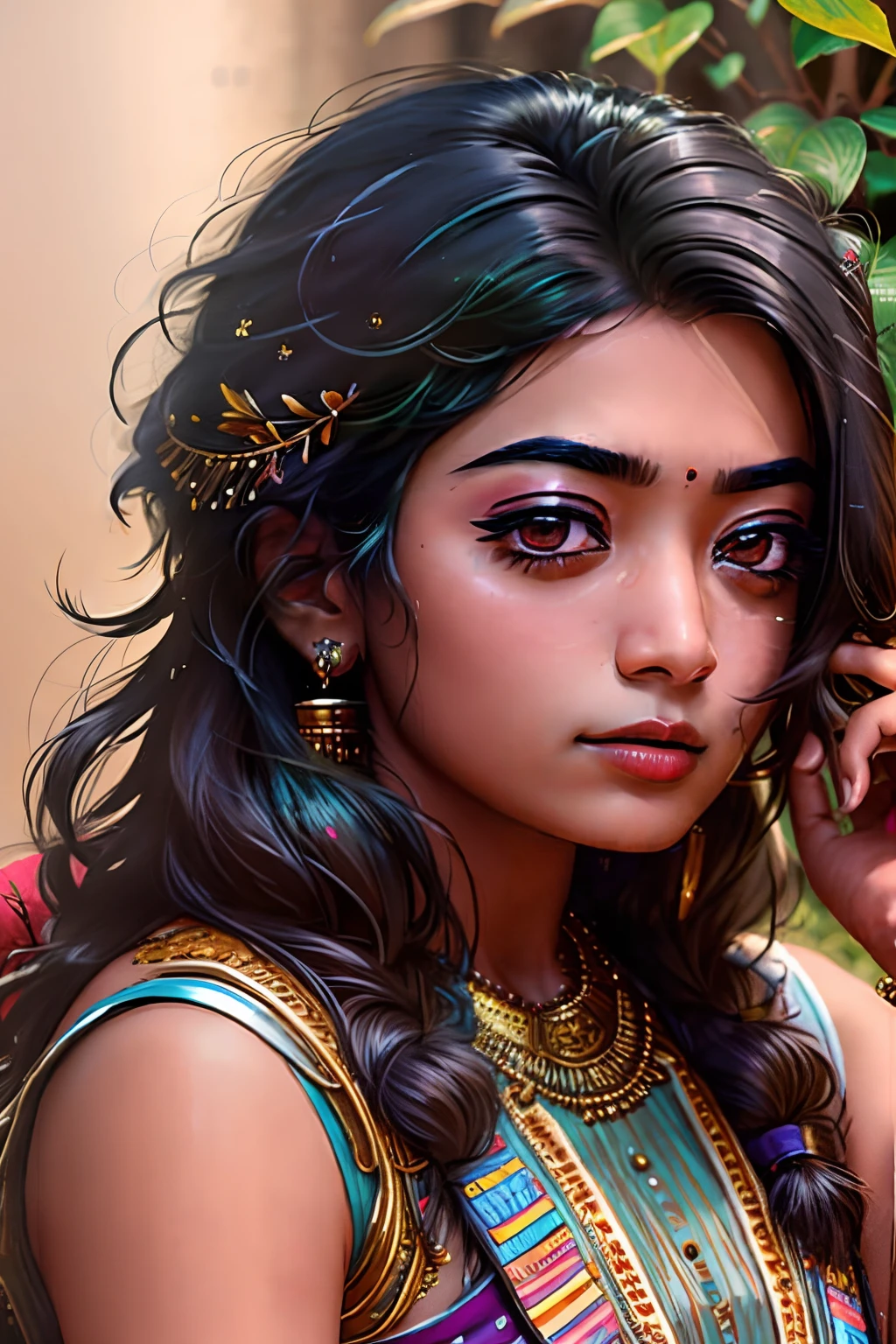 Retrato de Rashmika