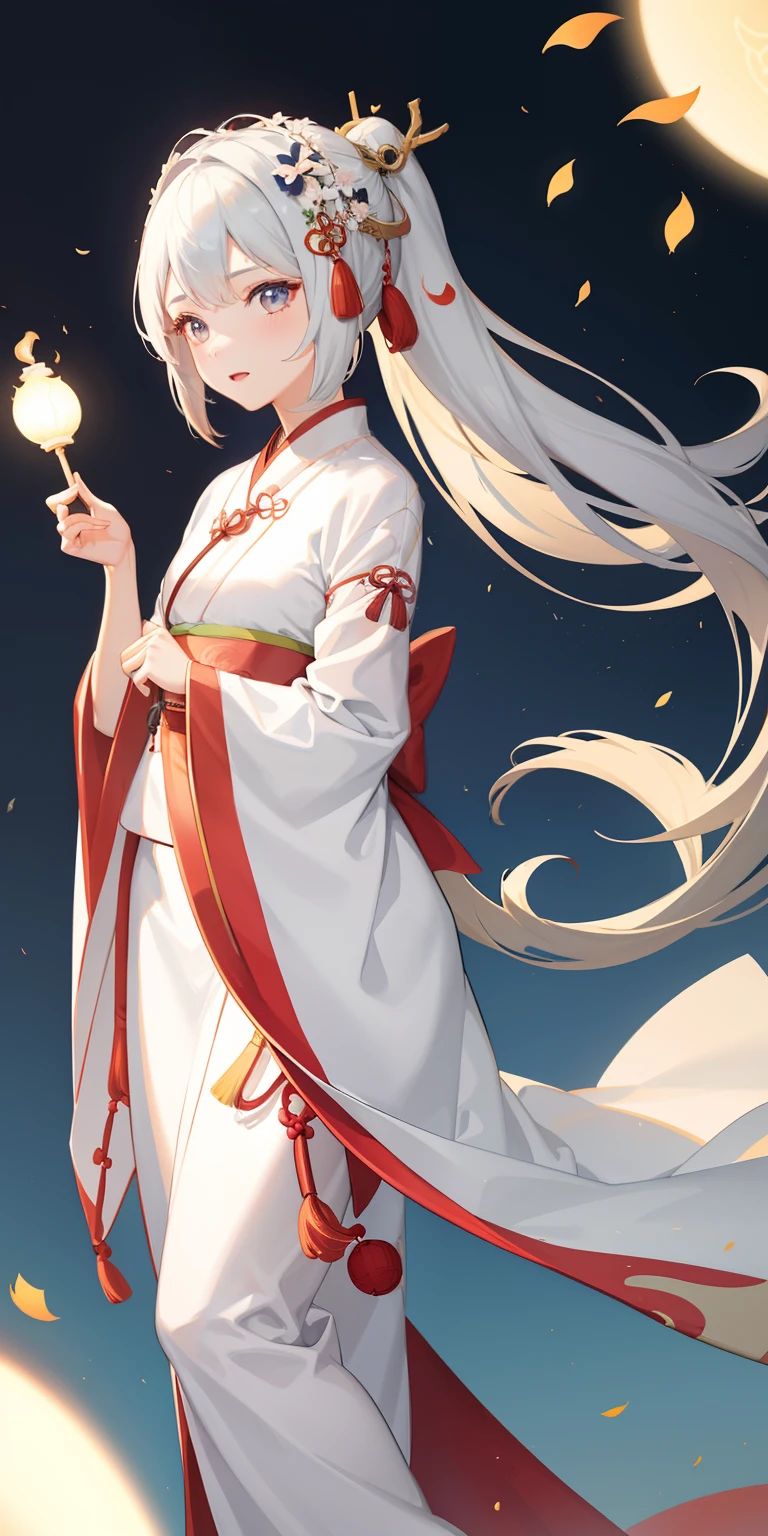 1girl, (hanfu), glowing, sidelighting, wallpaper,