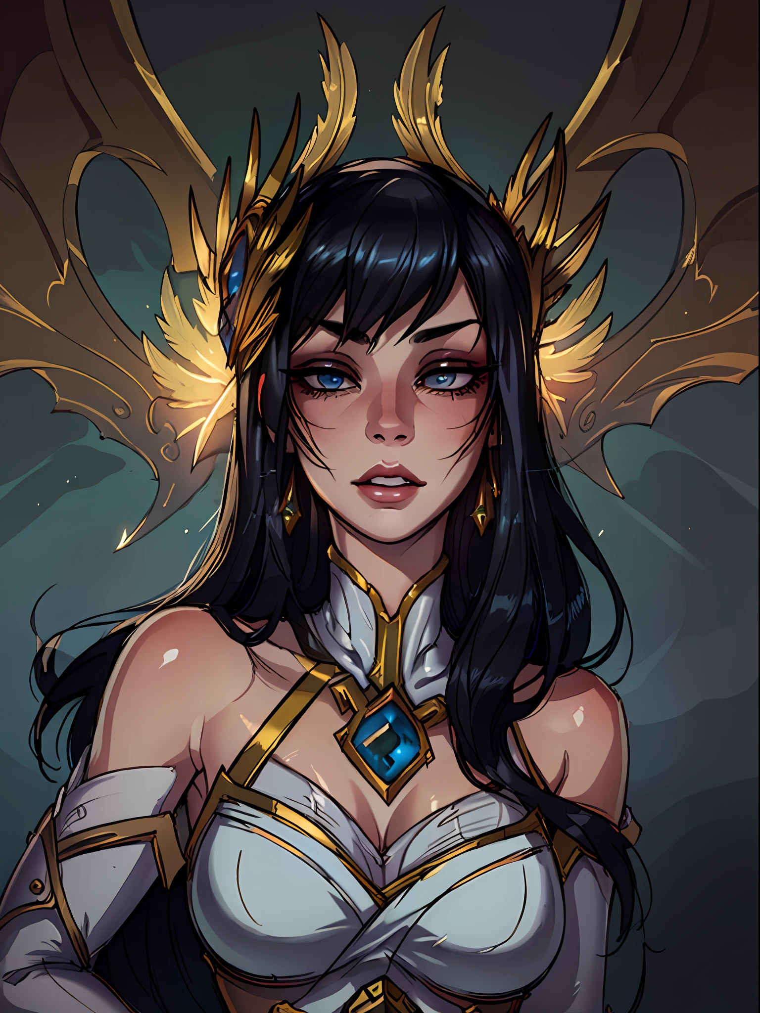 Divine_sword_Irelia, masterpiece, (photorealistic: 1.2), (raw photo: 1.2), (best quality: 1.2), (detailed face: 1.4), (beautiful detailed eyes: 1.2), (detailed hair),(Masterpiece:1.4), (best quality:1.2)