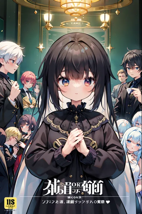 Otome Game Cover、Game cover、One woman surrounded by many men、Impatient woman、Masterpiece、top-quality