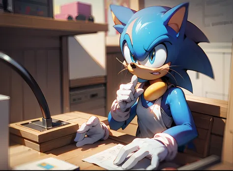 Sonic from the game working with craft 4k --auto --s2