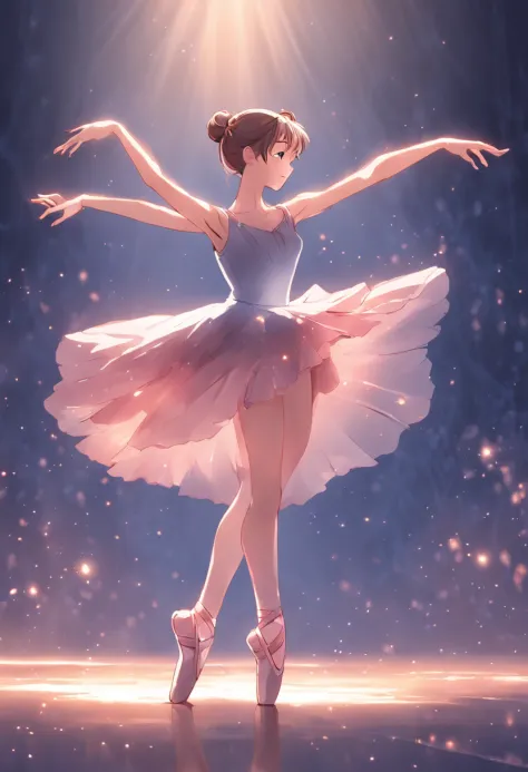 Cute Ballerina Girl Anime Wallpapers - Cute Anime Girl Wallpaper 4k