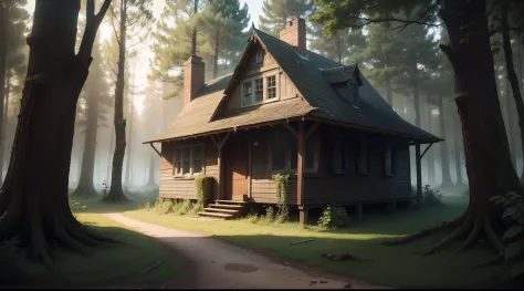 One day, as Amelia was wandering through the forest, she stumbled upon an old, dilapidated cottage deep within the trees. Curiosity getting the better of her