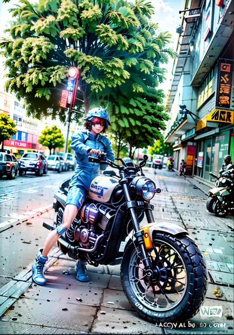 arafed man in a helmet and protective gear on a motorcycle, point of view of visor wearer, helmet on face, wearing helmet, refle...