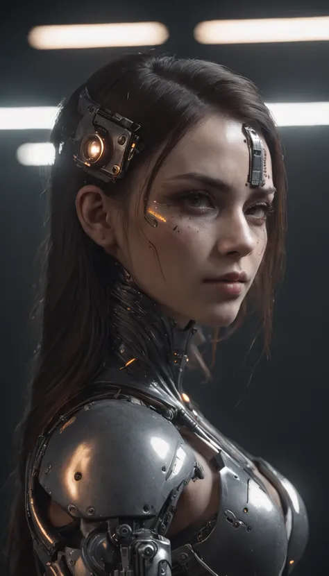 beautiful cyborg warrior woman in RustMagic Style, Cyberpunk Increase ...